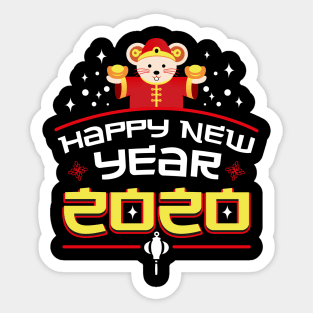 Chinese New Year 2020 Year of the Rat Sticker